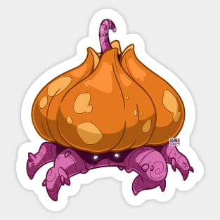 Pumpkin Root Monster Sticker